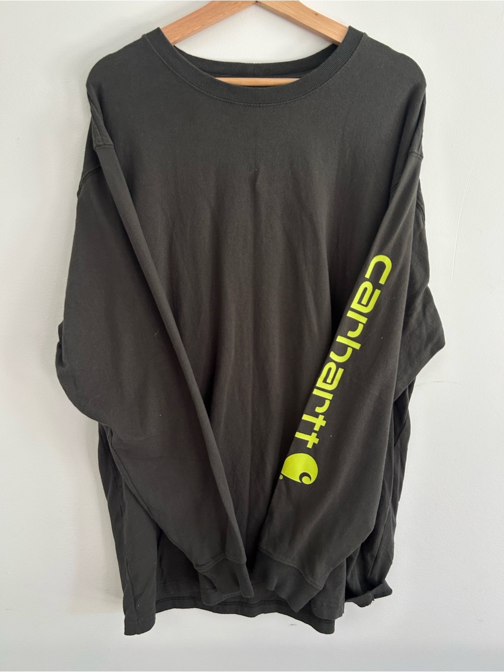 Carhartt Peat Green Long Sleeve T - Men’s XL